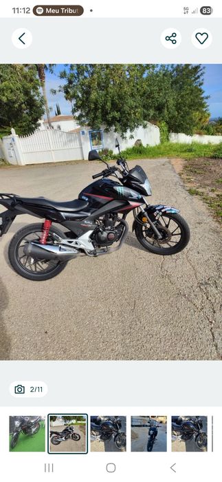 Moto Cb 125 top  pra venda