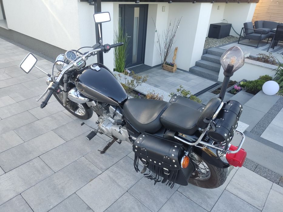 Yamaha Virago 125 ubrana oparcie sakwy piornik shadow Intruder maraude
