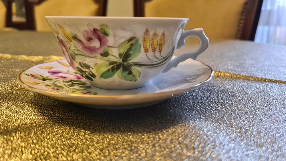 Chávena de chá decorativa
