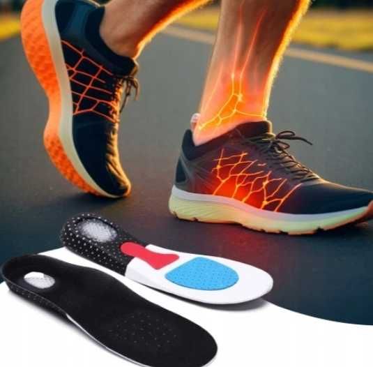 Wkładki do Butów Lekkie Piankowe Oddychające PRZECIWPOTNE 40-45