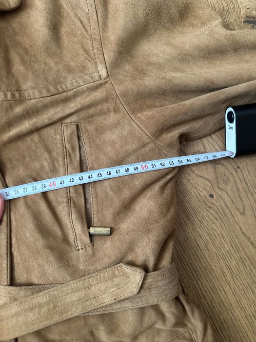 Zamszowa kurtka vintage skorzana 40