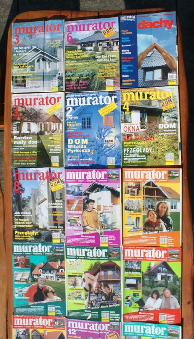 Murator czasopismo archiwalne 32 numery od 1998 do 2003