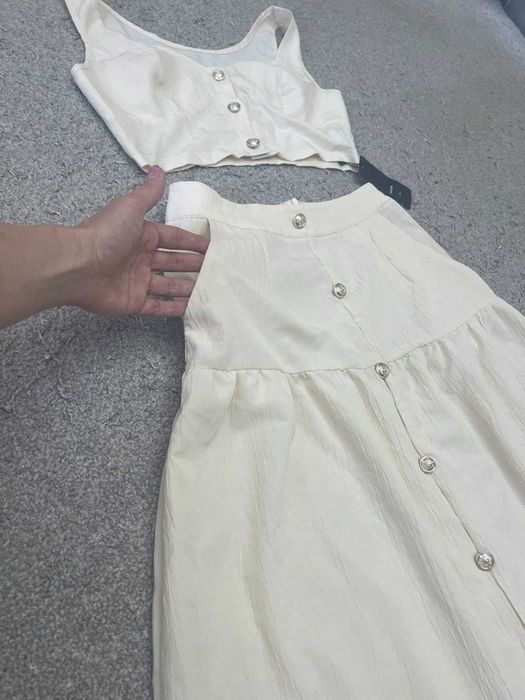 Шикарный летний костюм топ+ юбка макси shein s