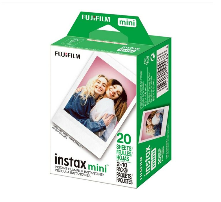 Fujifilm Instax mini 2*10, фотоплівка для фотоапарата,  86/54