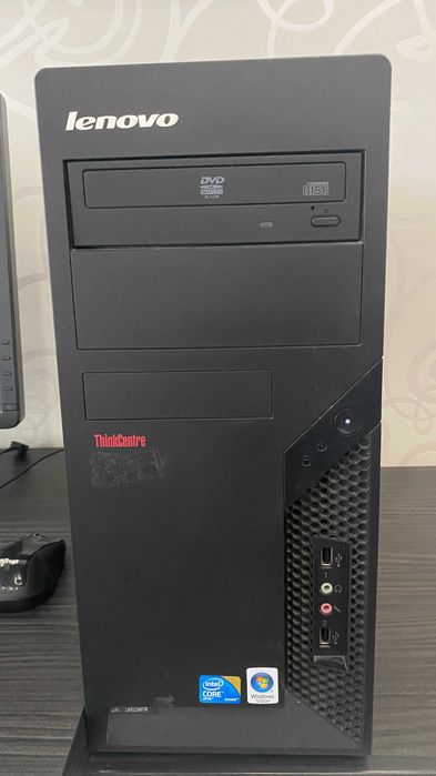 Персональный компьютер Lenov ПК Системный блок Intel Core Монитор DELL