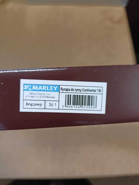 Marley Continental 150 Rynajza stalowa RAL 8017
