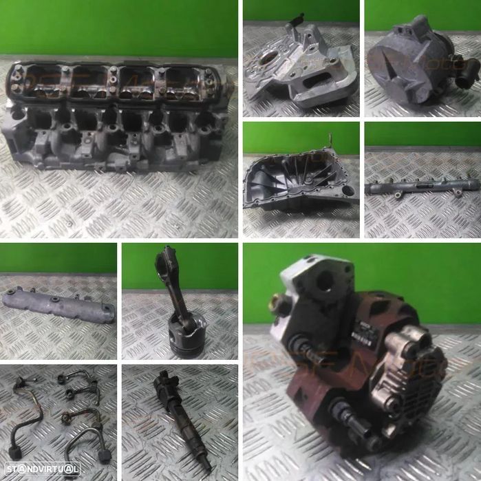 Conjunto Reparação de Motor Renault Megane 1.9 Dci F9Q800