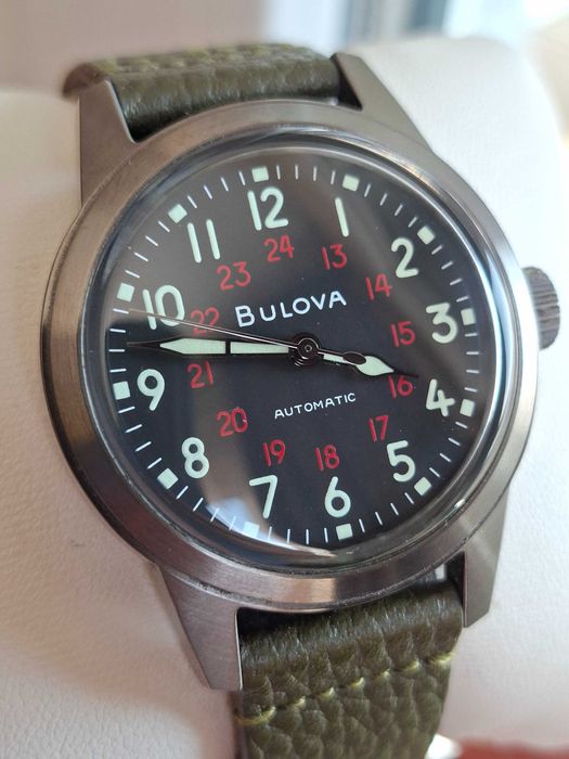 Zegarek męski Bulova Military Hack Automatic