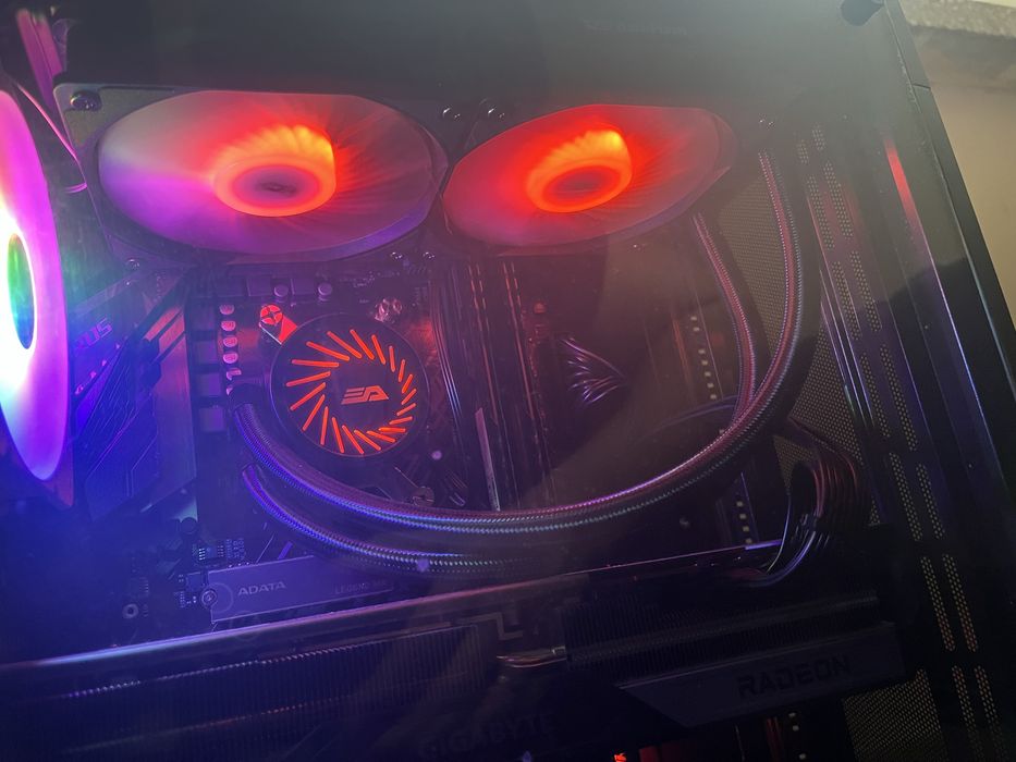 Kopmputer AMD Ryzen 7 5700X i RX 7800 XT 16GB  RAM DDR4 32GB 3600MHz