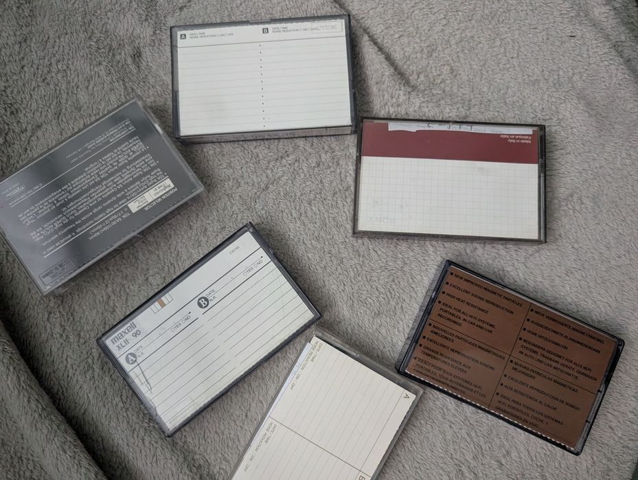 Maxell Tdk  Sony хромові аудіокасети, записані з вініла мною. Лот.