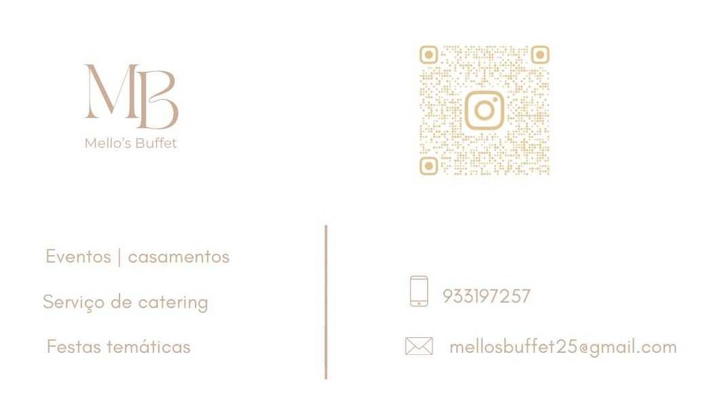 Organização de eventos Mello's Buffet Casamento - Maia