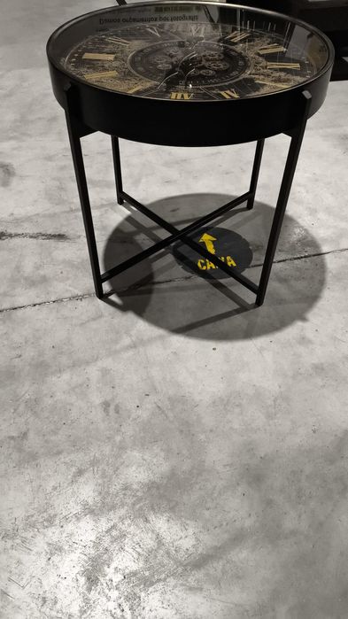 Mesa relógio de centro