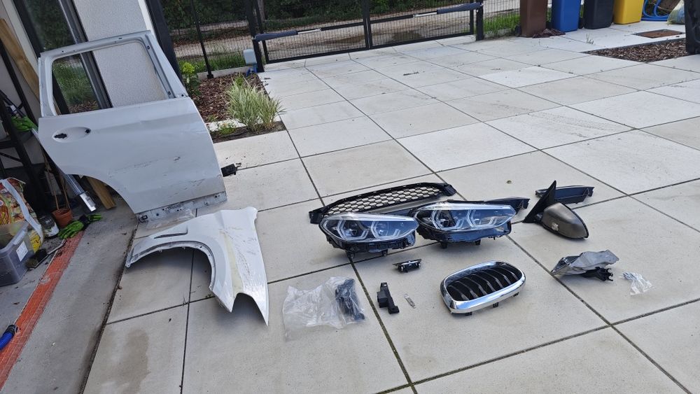 Części BMW X3 G01 2020-2021 r. USA | Drzwi Błotnik Lampy Lusterko Drobnica