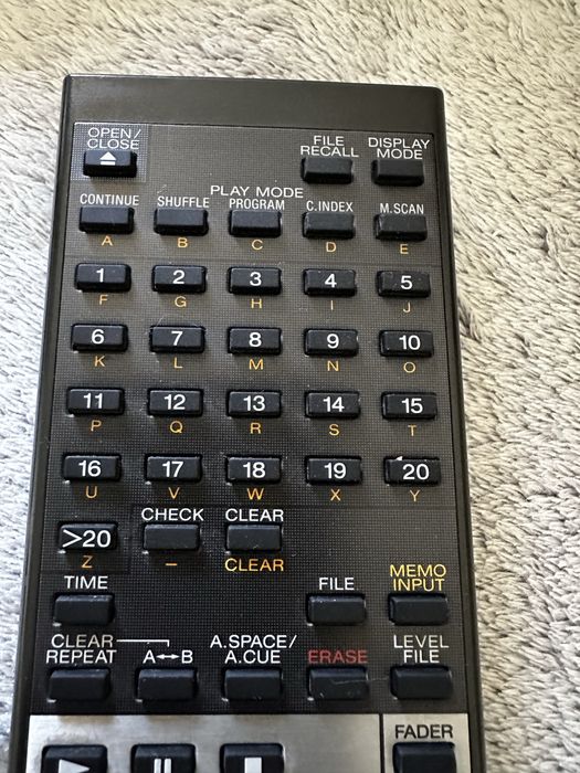 Pilot Sony RM-D991 dla cd Sony ES