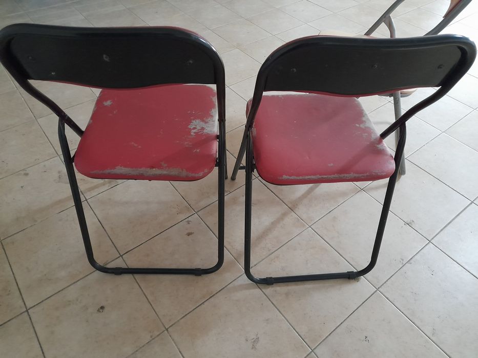 Conjunto 3 cadeiras articuladas para forrar