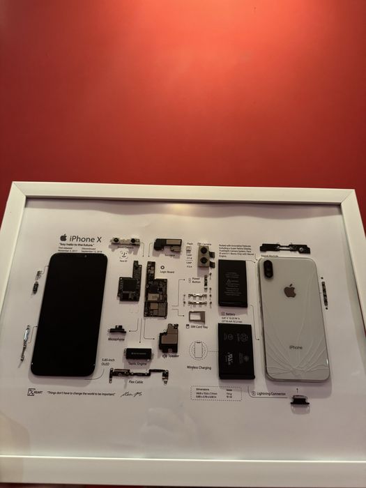 Iphone X у розібраному вигляді
