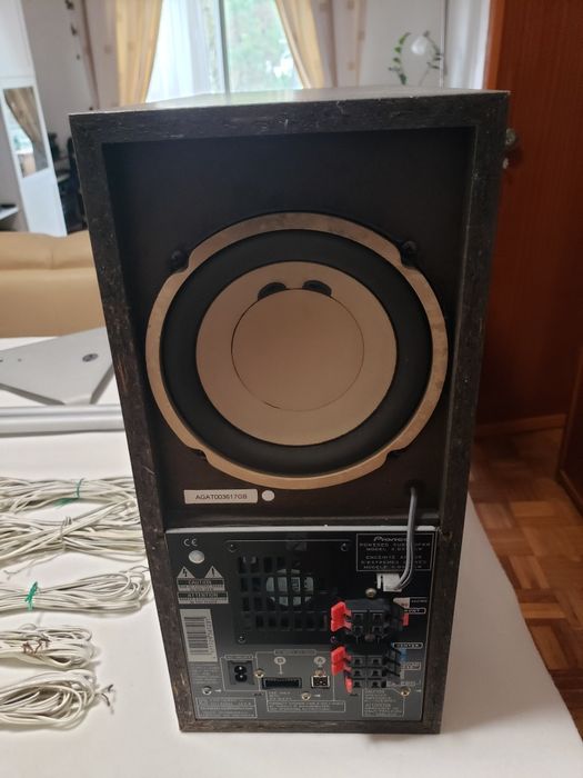 Sistema de som da PHILIPS com dolby surround, completo.