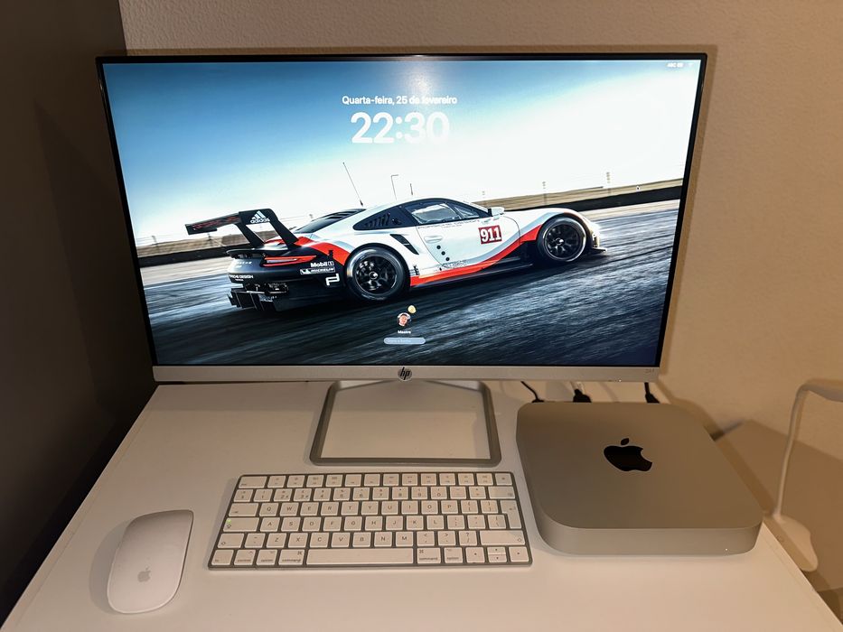 Setup Completo Apple + Monitor 27” + Mesa (Como Novo) – 720€