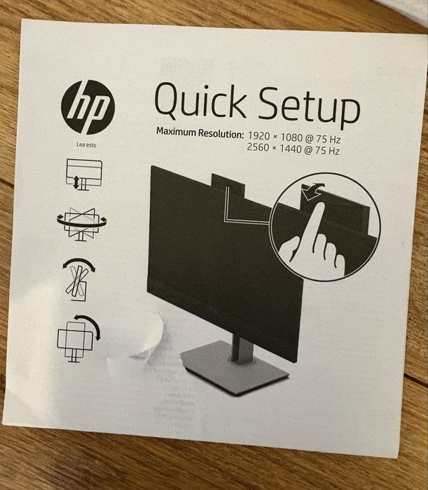 Monitor komputerowy HP 23,8 cala