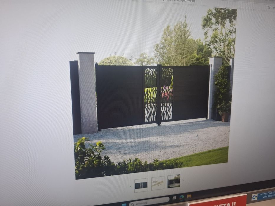 Brama aluminiowe nowa neva 350x174