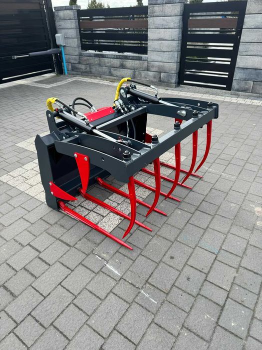 Krokodyl obornika 1,0m-2,4m osprzęt ładowacza czołowego od ręki transport gratis