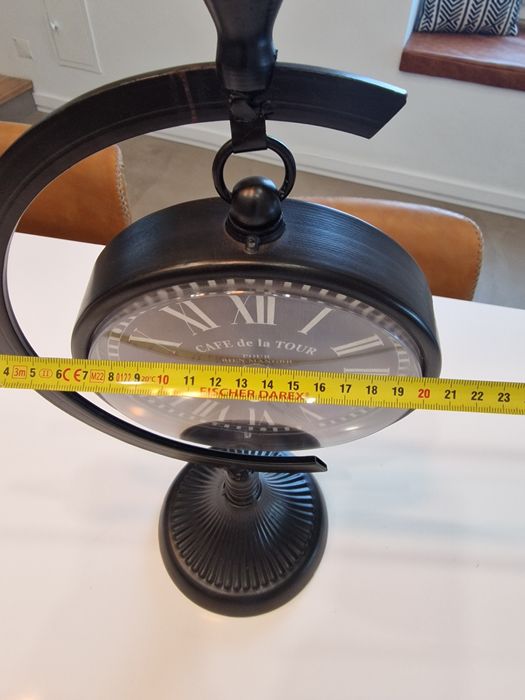 Relógio de mesa pendurado estilo antigo