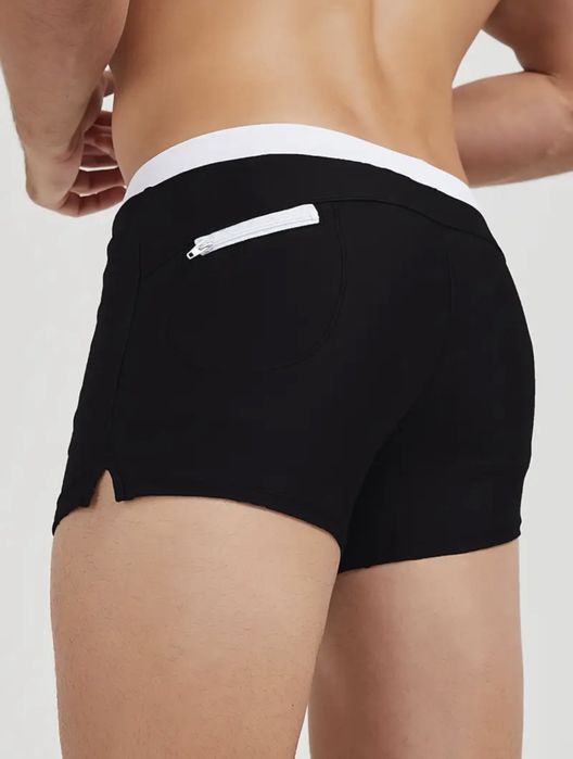 Купальні плавки чоловічі шорти чорні   L розмір