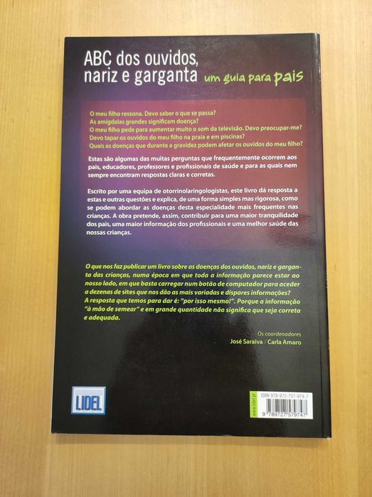 ABC dos Ouvidos Nariz e Garganta - Um Guia para Pais