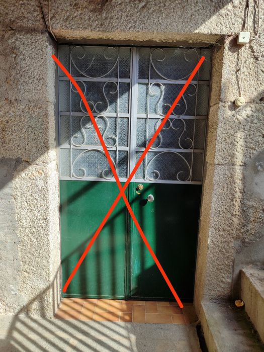 Portas em Ferro com chave