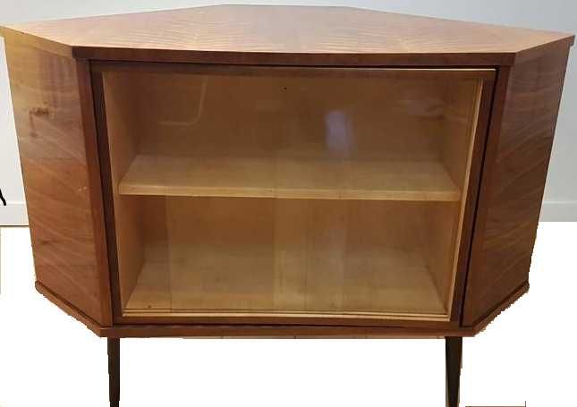 narożny stolik pod tv z barkiem PRL