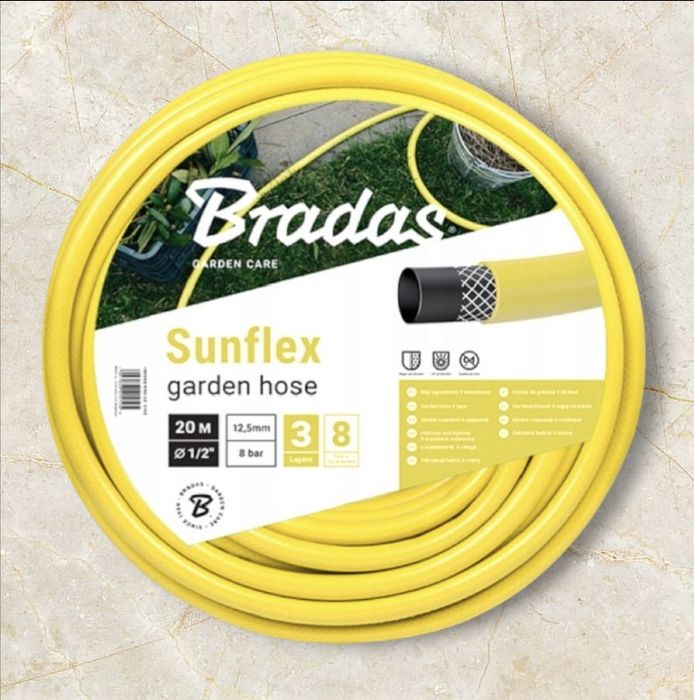 Nowy Wąż Ogrodowy Sunflex 1/2" - 20M