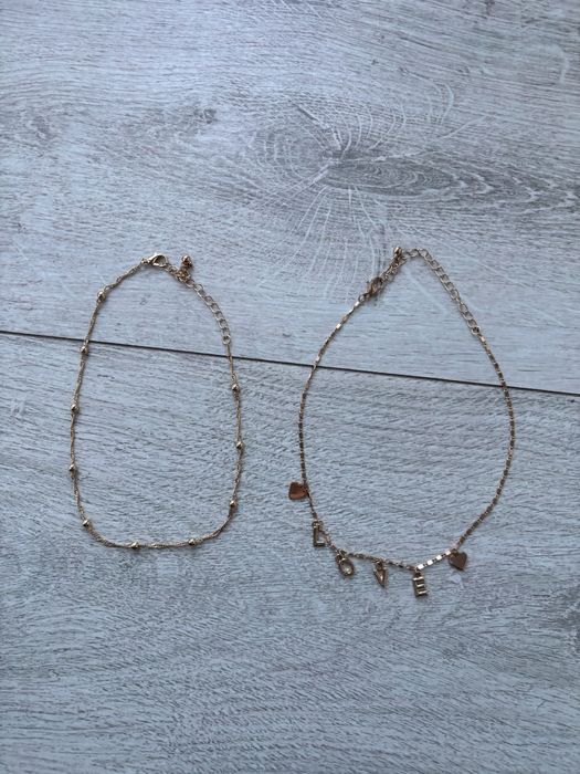 Złoty damski naszyjnik