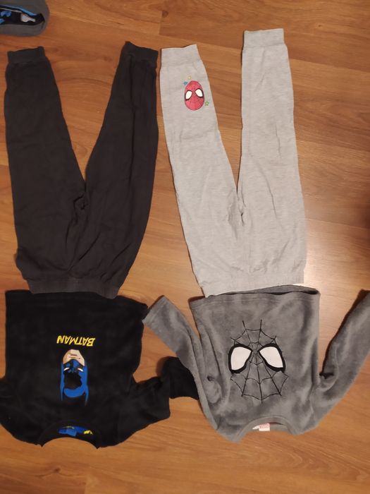 Теплі піжами Batman Spiderman на 6-7 років
