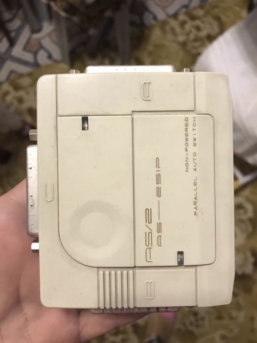 Свитч на 2 LPT порта Compact Parallel Auto Switch F1U115E