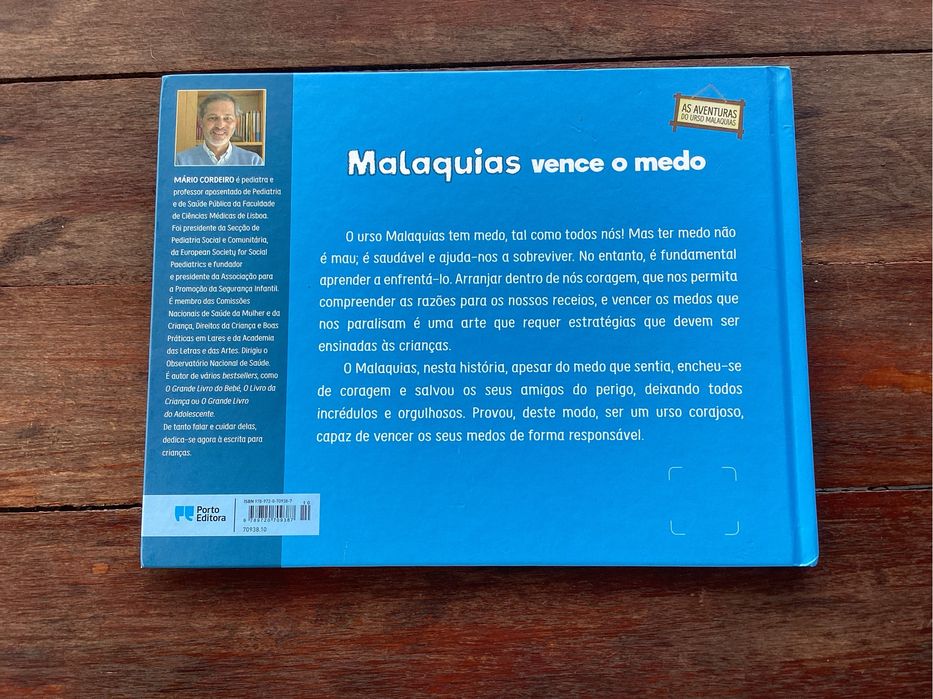 Livro português infantil, Malaquias vence o medo