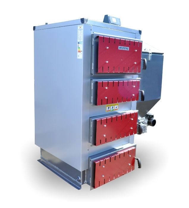 Kocioł Piec Kotły Pleszewskie Producent 50 kW z podajnikiem ekogroszek