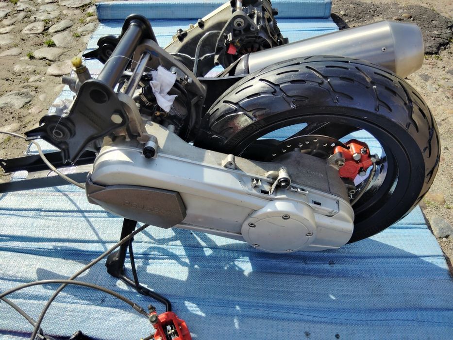 Peugeot Jetforce 50cm TSDI wał kartery głowica przekładnia wariator sprzęgło głowica iskrownik pasek