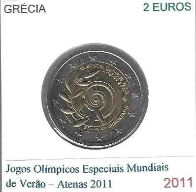 Grécia - - - - - Moedas Comemorativas de 2 Euros
