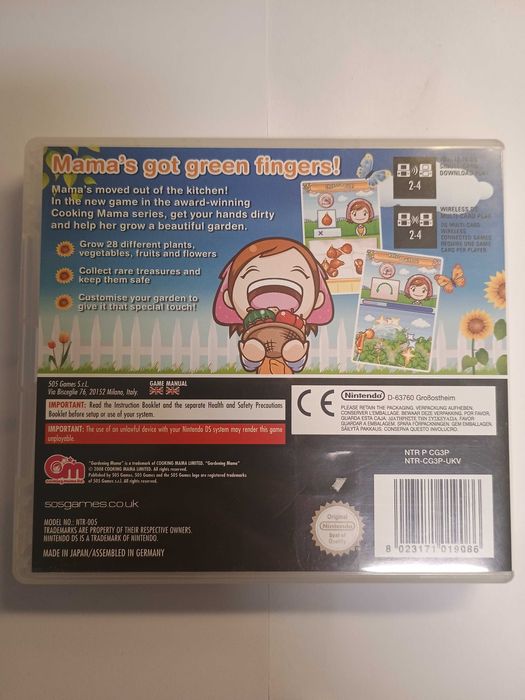 Gardening Mama Nintendo DS pudełkowa angielska komplet