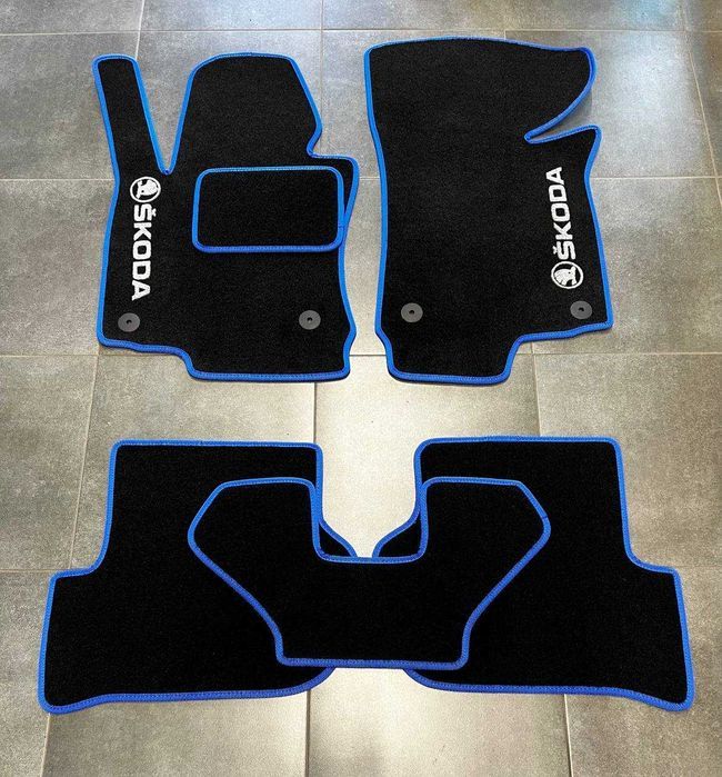 Ворсові коврики для Шкоди\ Skoda Oktavia\ Kodiaq\ Super B\ Fabia\Karoq