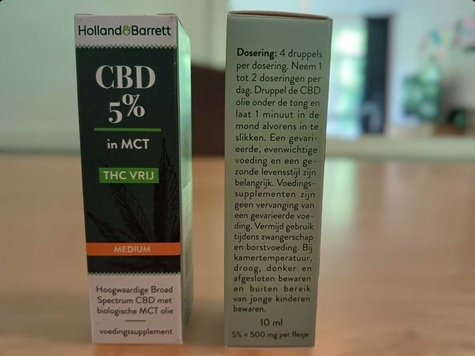 Holland & Barrett Olejek CBD 5% 10ml Oryginalny