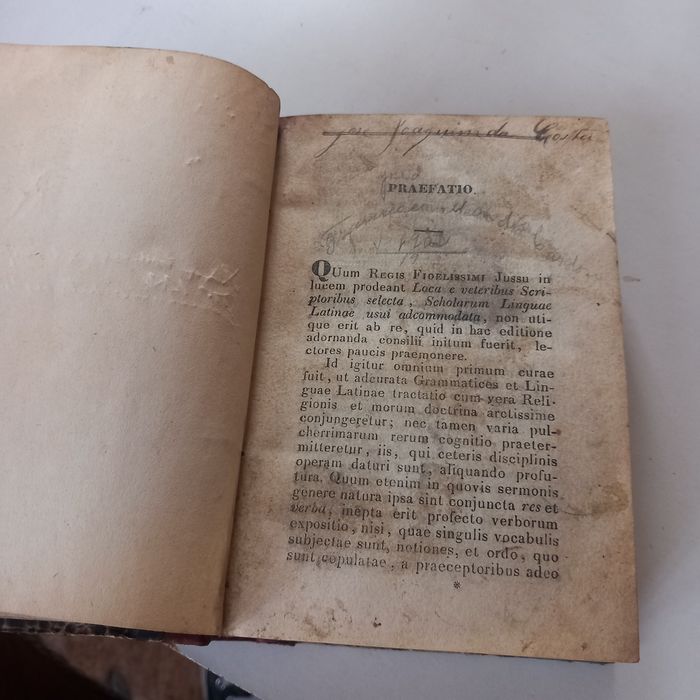 Livro séc XIX de José Vicente Gomes de Moura