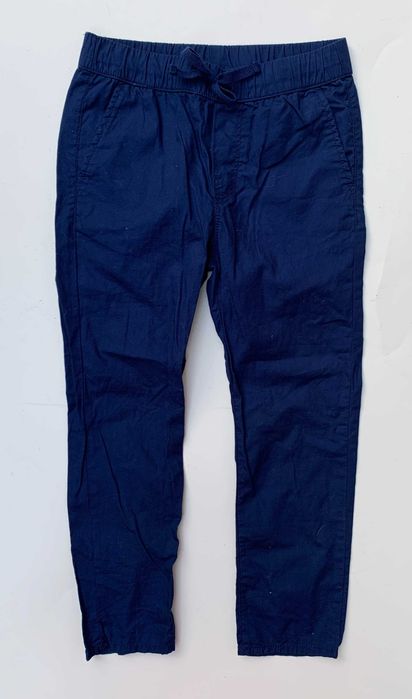 Spodnie H&M 116 cm 5 6 lat Granatowe Eleganckie Wizytowe