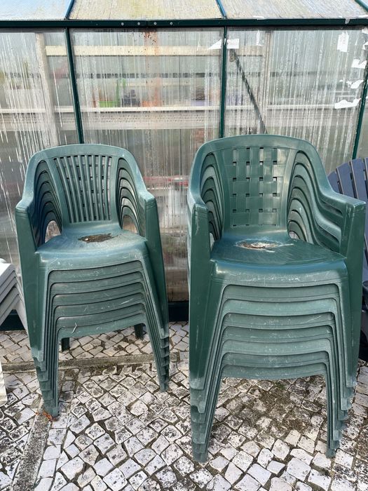 Conjunto 15 cadeiras jardim