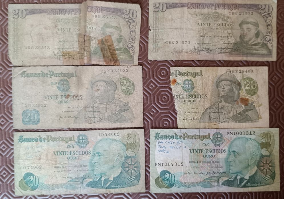Escudo Banknote Collection432945574529607681