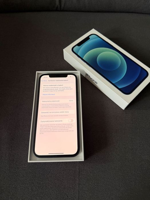 iPhone 12 Blue 128GB Bateria 100%