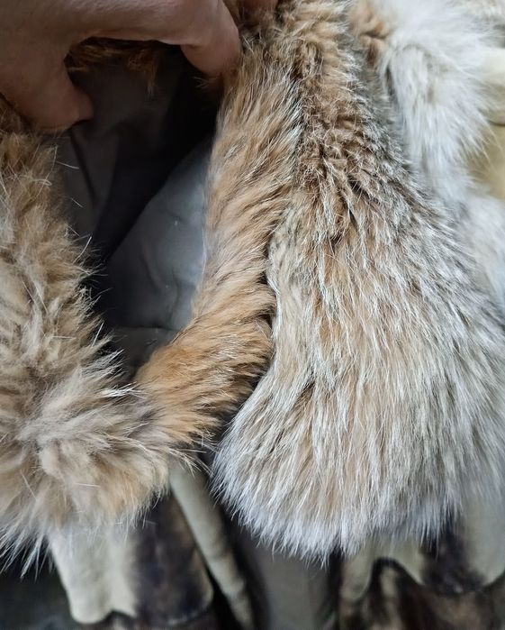 Длина 140см. Норковая шуба в пол с рысью. Натуральная шуба