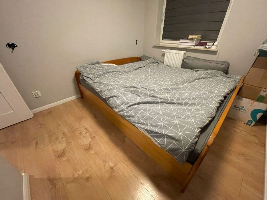 Łóżko drewniane 160x200 cm