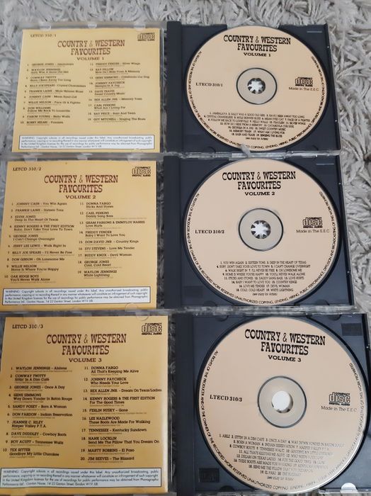 Country & western favourites cd