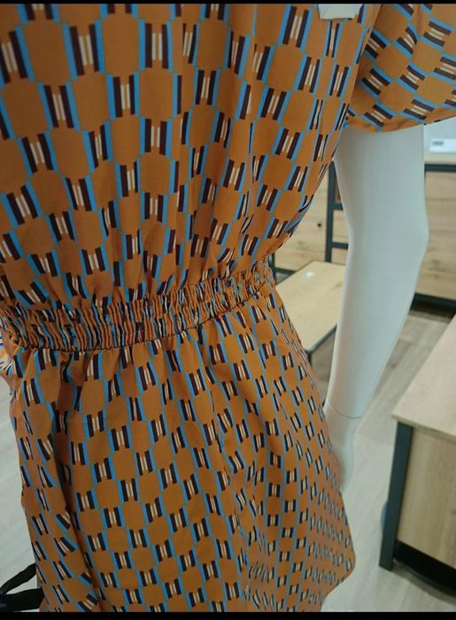 Nowa musztardowa sukienka S